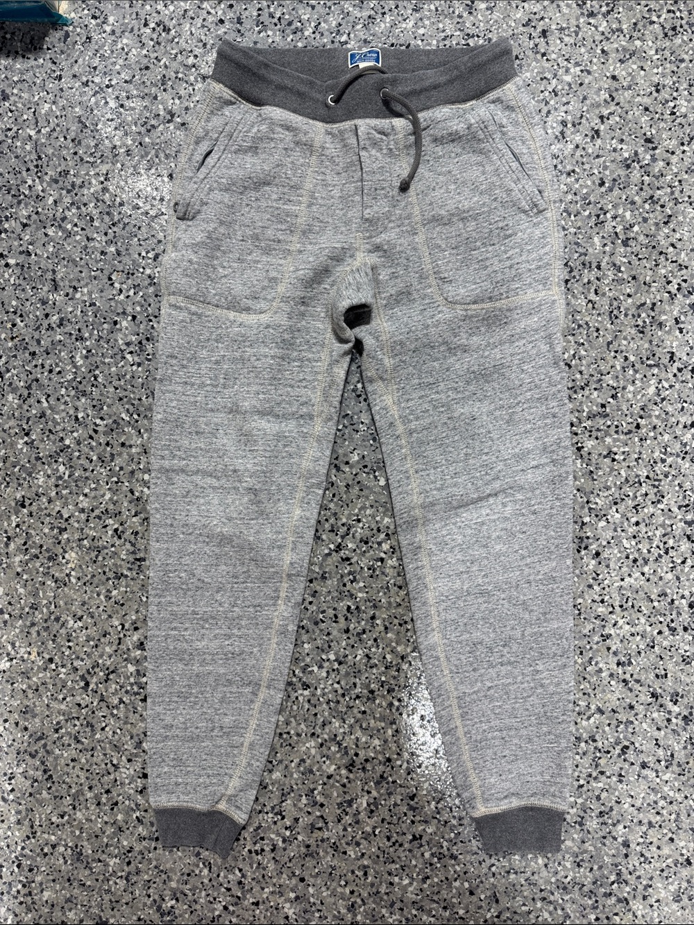 J. Crew Men's Gray Heather Jogger Sweatpants